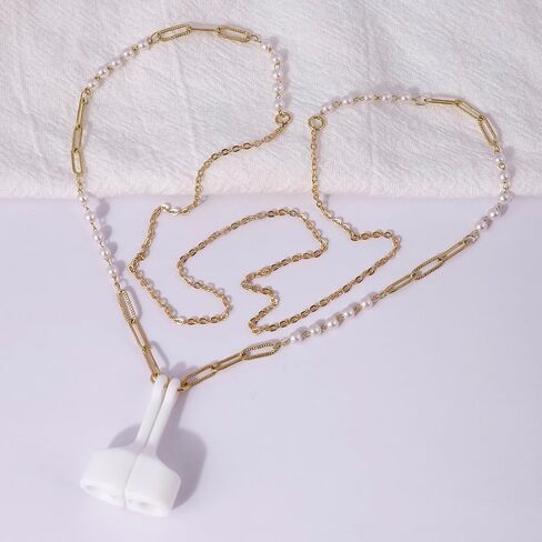 Strong Magnetic Strap lanyard Anti-Lost Colorful Gold Eye Beads String Lanyard - Accessories for Airpods PRO/3/2/1 in Kuwait