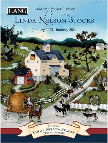 LANG Linda Nelson Stocks 2025 مخطط الجيب الشهري (25991003179) in Kuwait