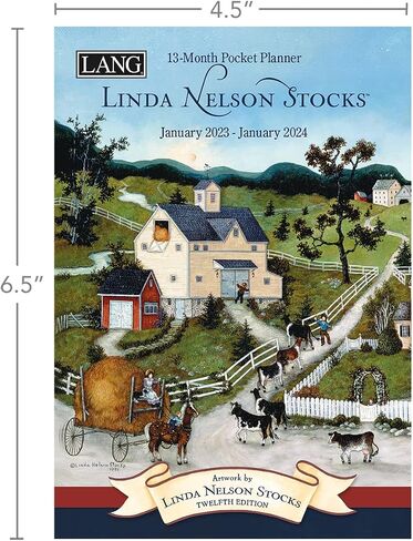 LANG Linda Nelson Stocks 2025 مخطط الجيب الشهري (25991003179) in Kuwait