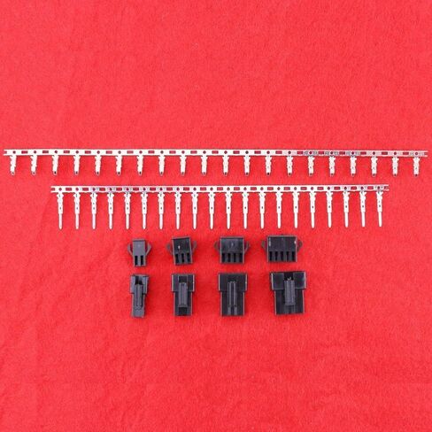 Hilitchi 520Pcs 2.5mm Pitch 2 3 4 5 Pin Male & Female Plug Housing and Male/female Pin Header Crimp Terminals Connector Kit Perfectly Compatible with JST SM in Saudi Arabia