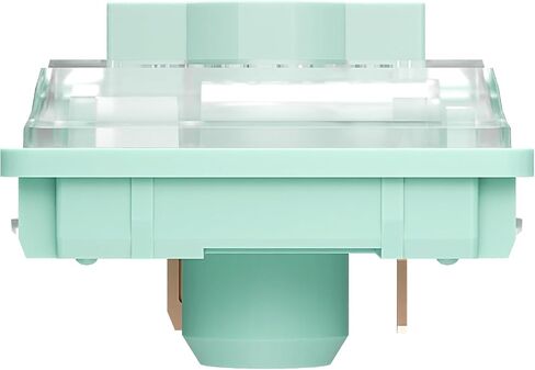 مفاتيح لوحة المفاتيح Kutethy X GATERON Jade منخفضة المستوى، 65gf 3 Pin مفاتيح لمسية مسبقة التشحيم RGB LED للوحة المفاتيح الميكانيكية MX (108 قطعة) in Saudi Arabia