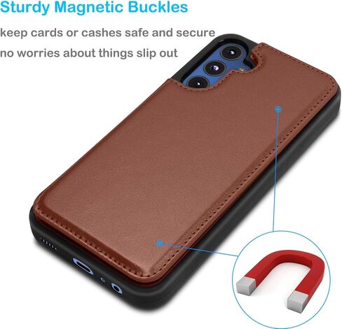 Tekcoo Galaxy A15 5G Wallet Case, Minimalist Luxury PU Leather ID Cash Credit Card Holder Slots Magnetic Closure Kickstand Folio Flip Slim Protective Cover for Samsung Galaxy A15 5G [Marble] in Saudi Arabia