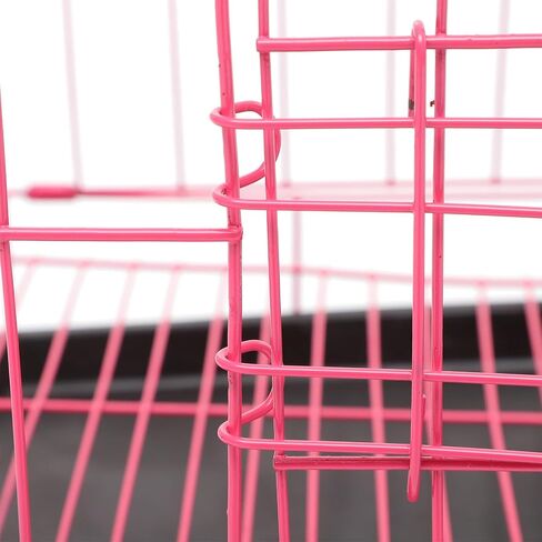 INOOMP Wire Dog Crate-Door Metal Crate-Indoor Folding Collapsible Dog Crate Safe and Durable Portable Travel Dog Crate for Home Use in Saudi Arabia