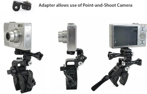 Action Mount® - Sportsman's Mount for Any Smartphone: Attaches to Sports Fishing Rod, Bow, Shotgun, Rifle, Paintball, Etc. Compatible with Any iPhone, Canon Camera. Compatible with GoPro Cameras. in Kuwait