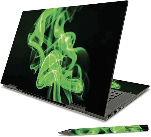 غلاف MightySkins متوافق مع HP Envy x360 15" (2021) - Bio Skull | غطاء ملتف من الفينيل واقٍ ومتين وفريد ​​من نوعه | سهل التطبيق والإزالة وتغيير الأنماط | صنع في الولايات المتحدة الأمريكية in Saudi Arabia