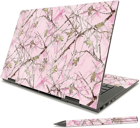 MightySkins Glossy Glitter Skin Compatible with HP Envy x360 15" (2021) - Desert Camo | Protective, Durable High-Gloss Glitter Finish | Easy to Apply, Remove, and Change Styles | Made in The USA in Saudi Arabia