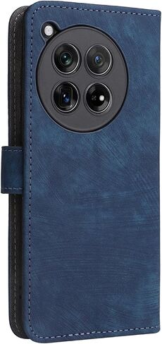 for OnePlus 12R 5G Wallet Phone Case with Screen Protector [RFID Blocking] Leather Flip Card Holder Kickstand Wristlet Men Women Cell Phone Case for 1+ One Plus 12R 5G Black in Saudi Arabia
