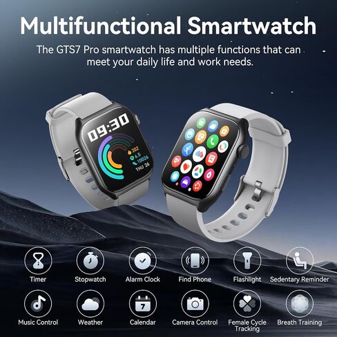 Smart Watch for Men Women (Make/Answer Call), 2.0" HD Health Fitness Tracker with Heart Rate, Blood Oxygen, Sleep Tracker, Pedometer, 100+ Sport Modes IP68 Waterproof Activity Tackers for Android iOS in Saudi Arabia