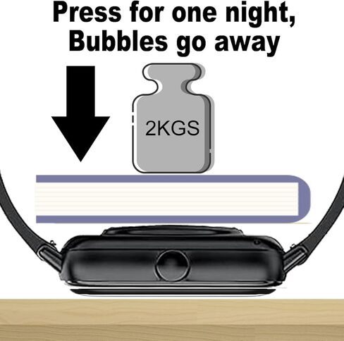 واقي شاشة ثلاثي الأبعاد متوافق مع الساعة الذكية lezoura T31F مقاس 1.83 بوصة، 3 عبوات in Kuwait