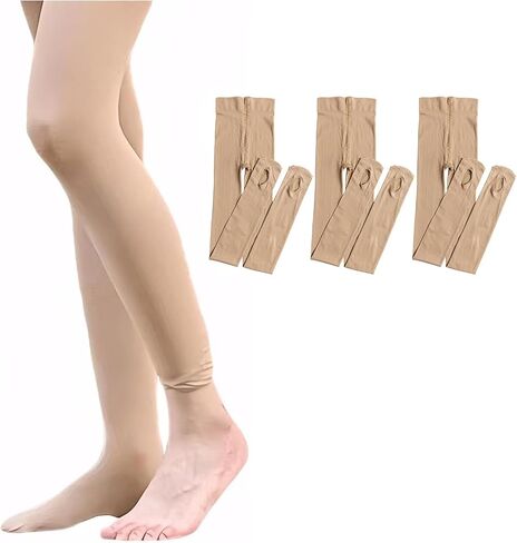 Ballet Tights | Dance Tights for Girls | Ultra-Soft and Convertible Leggings | Professional Dance Stockings - 3 Pairs (9-11 years) in Saudi Arabia