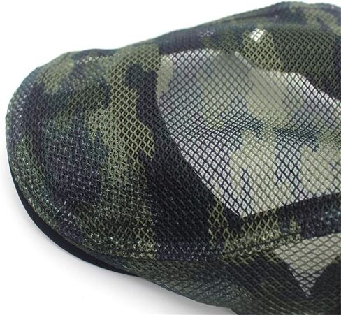 Reyox Unisex Breathable Mesh Summer Cap Adjustable Camo Flat Cap Beret Cabbie Ivy Hat in Saudi Arabia