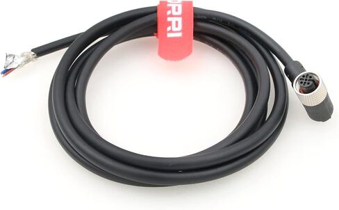 DRRI Industrial Sensor Cable M12 4-Pin Female A-Code Aviation Connector to Open end Electrical Shielded Overmolded Cable in Saudi Arabia