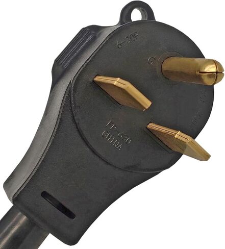FC-63103 Welder Adapter Cord NEMA 6-30P to NEMA 10-30R Male 6-30P Welder Plug to Female 10-30R Dryer 3 Prong Receptacle Adapter Output Maximum 30Amp 250Volt in Saudi Arabia