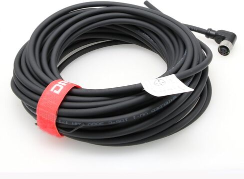 DRRI Industrial Sensor Cable M12 4-Pin Female A-Code Aviation Connector to Open end Electrical Shielded Overmolded Cable in Saudi Arabia