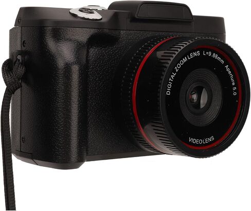 1080P Digital Camera for Photography and Video, 16MP 16X Digital Zoom 2.4 inch 180° Flip Screen Vlogging Camera, Compact Travel Camera Support up to 32G Memory Card for Beginners in Saudi Arabia