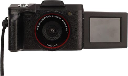 1080P Digital Camera for Photography and Video, 16MP 16X Digital Zoom 2.4 inch 180° Flip Screen Vlogging Camera, Compact Travel Camera Support up to 32G Memory Card for Beginners in Saudi Arabia
