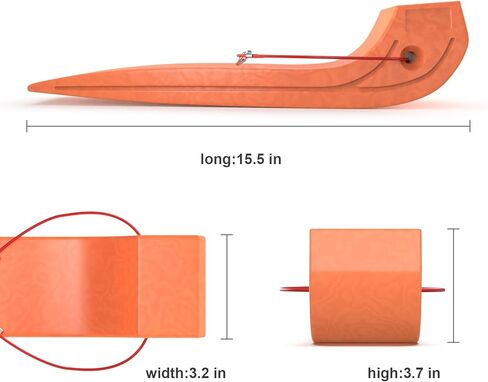 اي-اس دي اس زلاجات اطارات لشاحنة السحب 4 قطع، احذية تزلج شديدة التحمل لشاحنات نقل السيارات، سرير مسطح، سلامة حامل هادم التراجع، تزلج اطارات ريكماستر المتشابكة للتحرك (برتقالي) in Kuwait