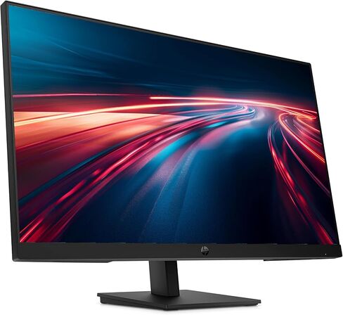 HP 24 Inch Full HD Monitor, 100Hz Refresh Rate, IPS Panel with 99% sRGB, Built-in Dual Speakers, 3-Sided Borderless, HDMI and VGA Ports, Height Adjustable Stand with Tilt, Metal Gray in Kuwait
