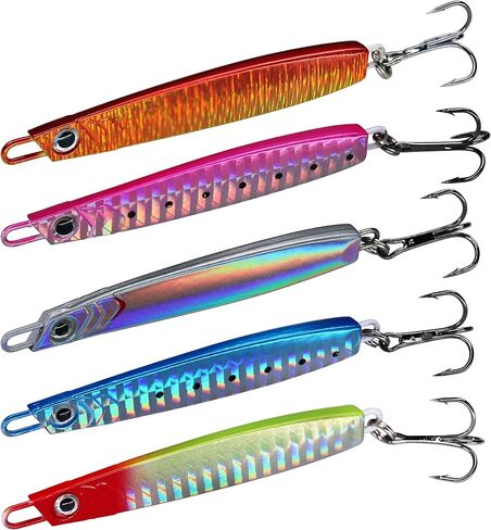 طُعم صيد السمك العمودي من THKFISH طُعم القفز في المياه المالحة طُعم اصطناعي للقفز العمودي طُعم صيد السمك لباس الماكريل in Kuwait