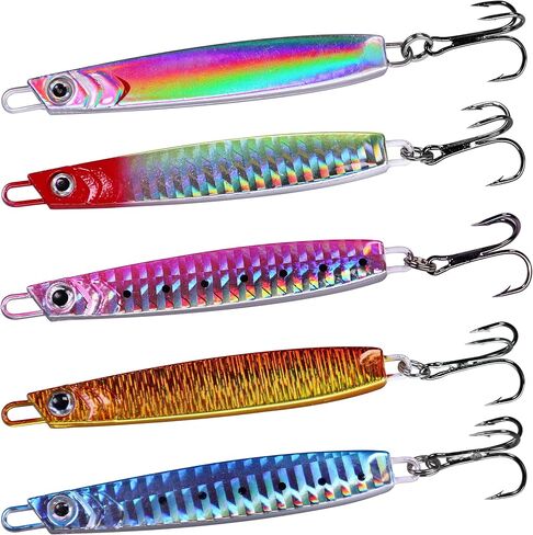 طُعم صيد السمك العمودي من THKFISH طُعم القفز في المياه المالحة طُعم اصطناعي للقفز العمودي طُعم صيد السمك لباس الماكريل in Kuwait