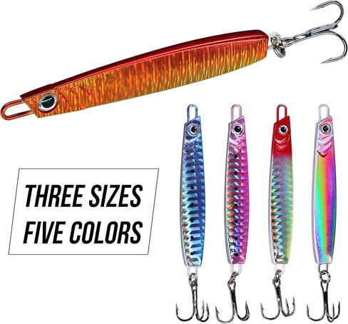 طُعم صيد السمك العمودي من THKFISH طُعم القفز في المياه المالحة طُعم اصطناعي للقفز العمودي طُعم صيد السمك لباس الماكريل in Kuwait