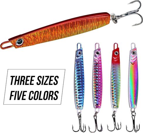 THKFISH Vertical Jigs Fishing Saltwater Jigging Lures Vertical Jigging Artificial Lures Jigging Lure Fishing Jigs for Bass Mackerel in Saudi Arabia