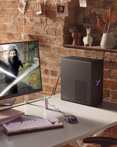 HP Victus 15L Gaming Desktop Computer, NVIDIA GeForce RTX 2060 Graphics, 12th Gen Intel Core Processor, 8 GB SDRAM, 512 GB SSD, Windows 11 Home OS, QuickDrop, Wi-Fi & Bluetooth (TG02-0020, 2022) in Saudi Arabia