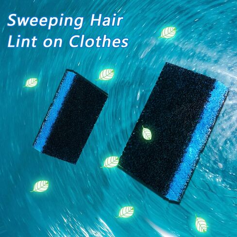 8 قطع مزيل شعر الحيوانات الأليفة للغسيل، أداة التقاط شعر الكلاب قابلة لإعادة الاستخدام للغسالة، أداة إزالة الإسفنج لتنظيف شعر الحيوانات الأليفة، مزيل فعال لفرو الحيوانات الأليفة، يستخدم لتنظيف شعر الحيوانات الأليفة والبطانيات والأسرة والأرائك in Kuwait