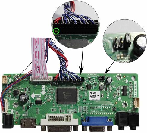 VSDISPLAY HD-MI VGA DVI لوحة تحكم LCD الصوت عدة ل ltm184hl01 c01 1920x1080 15.6 17.3 بوصة لوحة الشاشة B156HW01 V0 V4 V7 B156HW02 LP156WF1 N156HGE LP173WF1 N173HGE HSD173UHW1 B173HW01 in Saudi Arabia