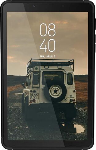 URBAN ARMOR GEAR UAG حافظة سامسونج جالاكسي تاب A 8.4 (2020) (SM-T307) كشاف مع مسند [أسود] غطاء واقٍ متين تم اختباره من قبل الجيش in Saudi Arabia