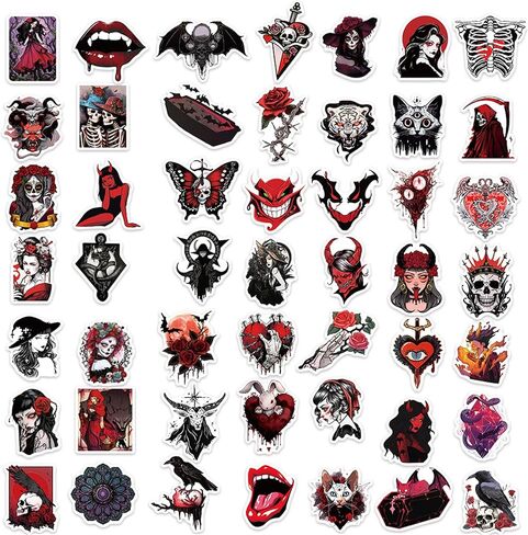 50 Pcs Halloween Ghost Theme Stickers, Cute Ghost Decorative Stickers for Kids Adults, Pack Halloween Waterproof Vinyl Stickers of Water Bottle (Ghost) in Kuwait