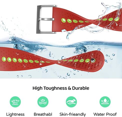 حزام ساعة Suunto 9 Peak/9 Peak Pro/5 Peak/Race/Vertical، 22 مم من السيليكون QuickFit بديل لـ Garmin Venu 3/Venu 2/Vivoactive 4/Forerunner 265/Forerunner 255 in Kuwait