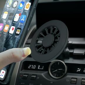 BEERTE Fits MagSafe Car Mount Fit for Lexus NX 250 350 350h 450h+ 2022-2024 Hands Free Magnetic Car Phone Holder Strong Magnets Phone Mount Fit for iPhone 16 15 14 13 12 Series MagSafe Case All Phones