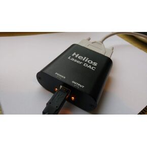 Helios Laser DAC, USB to ILDA Adapter + ILDA Cable Combo
