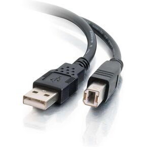 C2G 28104 5m USB Cable - USB 2.0 A to B Cable Black (16.4ft)