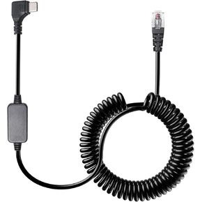 Radar Detector Cable with USB-C to RJ11 Plug Cord, 9.84Ft USB-C 5V-12V RJ11 Power Cord, for Uniden R1 R3 R7, Beltronics, Escort Passport 9500i, MAX360, Cobra, Radenso XP etc.