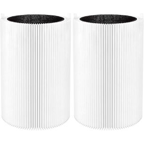 3 Pack Blue Pure 411 Filter Replacement Compatible with Blueair Blue Pure 411 Genuine, 411+, 411 Auto and MINI Air Purifiers, Package Include the 3 Particle and 3 Activated Carbon Filter