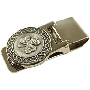 Irish Money Clip Irish Claddagh Money Clip Stainless Steel Hinged Money Clip Made in Co. Westmeath, Ireland