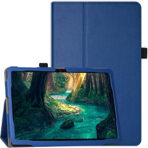 Caweet Case for Onn. 10.1 Inch Tablet Gen 4 (2024 Model: 100135925) - Premium Leather Folio Protective Stand Cover with Magnetic Closure, Lilac Marble