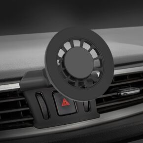 CLEC Car Phone Holder Fit for Nissan Rogue 2014-2020 Custom Rotatable for Magsafe Cell Phone Mount [20 Strong Magnets][Hands Free]