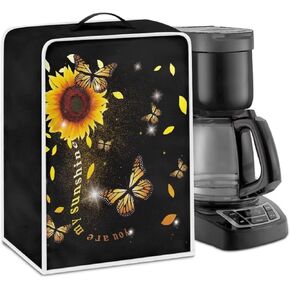 Coffee Maker Covers Coffee Print Dust Cover for Coffee Maker Blender Mixer Juice Machine with Top Handle Protect Covers for Decoration Dust Proof Washable Covers