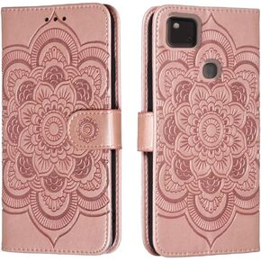 for Google Pixel 4a 4G (Not for 5G) 5.81" Case Wallet with Card Holder Kickstand Magnetic Soft Leather Flip Fold Case for Google Pixel 4A 4G Cover (Purple)