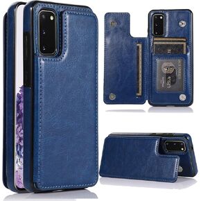 ZYZX Samsung Galaxy S10 Lite (2020) Cash Wallet Case, Galaxy M80S PU Leather Kickstand Card Holder Slots Case Double Clasp and Durable Shockproof Phone Cover for Samsung Galaxy A91 Pink-SK