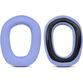 G435 Earpads Replacement Protein Fabric Mesh Ear Pads Cushions Cover Repair Parts Compatible with Logitech G435 Wireless Gaming Headsets (Rose Red)