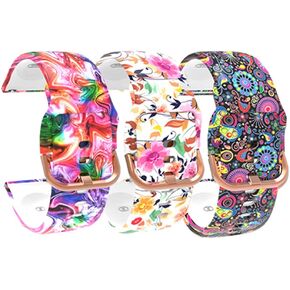 3-Pack Bands Compatible with Compatible with FITVII HM57 HM78 & Morepro HM78 Smart Watch Bands, Adjustable Printed Silicone Wristband Soft Straps for FITVII HM57 HM78 & Morepro HM78 Smartwatch
