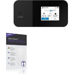 BoxWave Screen Protector Compatible with Inseego MiFi X Pro 5G - ClearTouch ImpactShield (2-Pack), Impenetrable Screen Protector Flexible Film