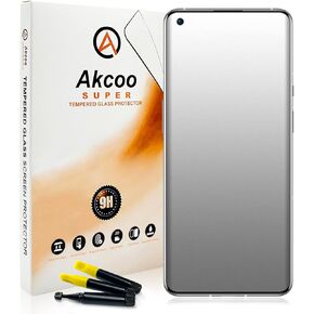 Matte Screen Protector for OnePlus 9 Pro [2 Pack], UV Tempered Glass, Full Screen Adhesive [Scratch Repair],Anti Glare, Sensitive and Soft Touch,Fingerprint-ID Compatible
