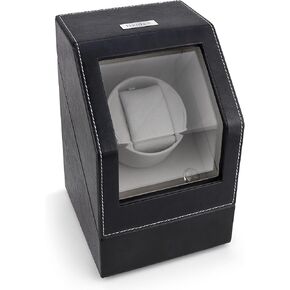 Heiden Battery Powered Single Watch Winder in Cherrywood