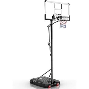 Basketball Hoop, Portable Basketball Hoop Goal, Basketball Hoop System for Adults and Youth