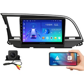 راديو ستيريو للسيارة 9 بوصة 5G WiFi 8 Core Android 12.0 لسيارة Hyundai Elantra 2016 2017 2018 مع Carplay Android Auto GPS Navigation دعم 48EQ Mirroring Airplay Backup 1080P SWC in Kuwait